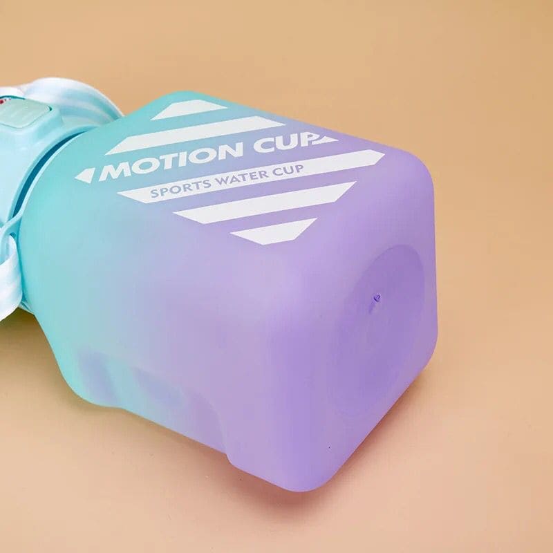 Rainbow Square Water Bottle, 700ml Gradient Color Water Bottle, Portable Cute Kids Water Bottle, Large Capacity Square Belly Water Bottle Rainbow Square Water Bottle, 700ml Gradient Color Water Bottle, Portable Cute Kids Water Bottle, Large Capacity Square Belly Water Bottle